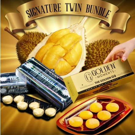 Golden Moments Durian Dessert Platter and Cakes
