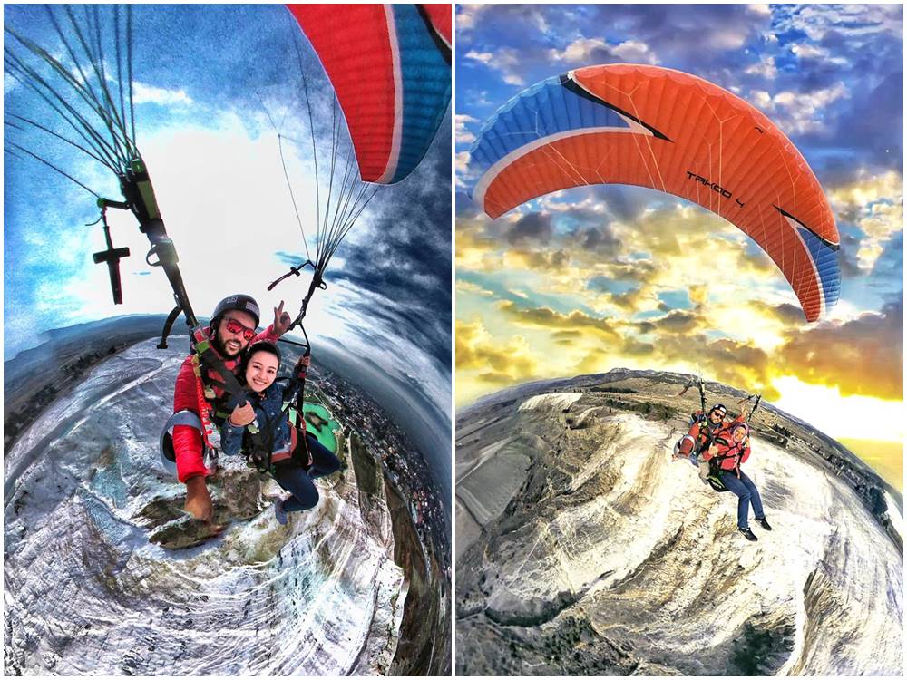 Pamukkale Tandem Paragliding Experience w/Hotel Pickup