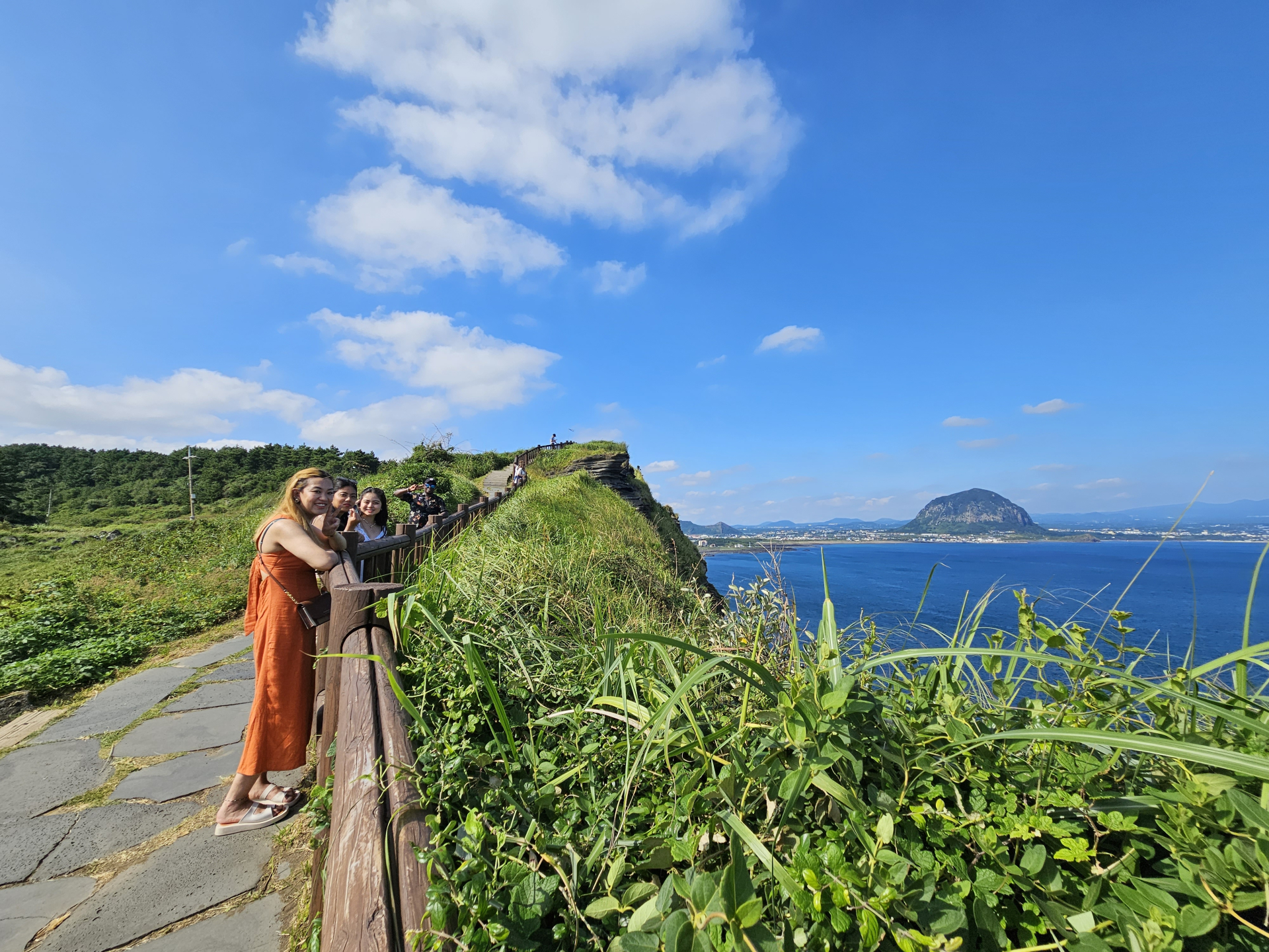 Discover breathtaking ocean views at Songaksan, Jeju.