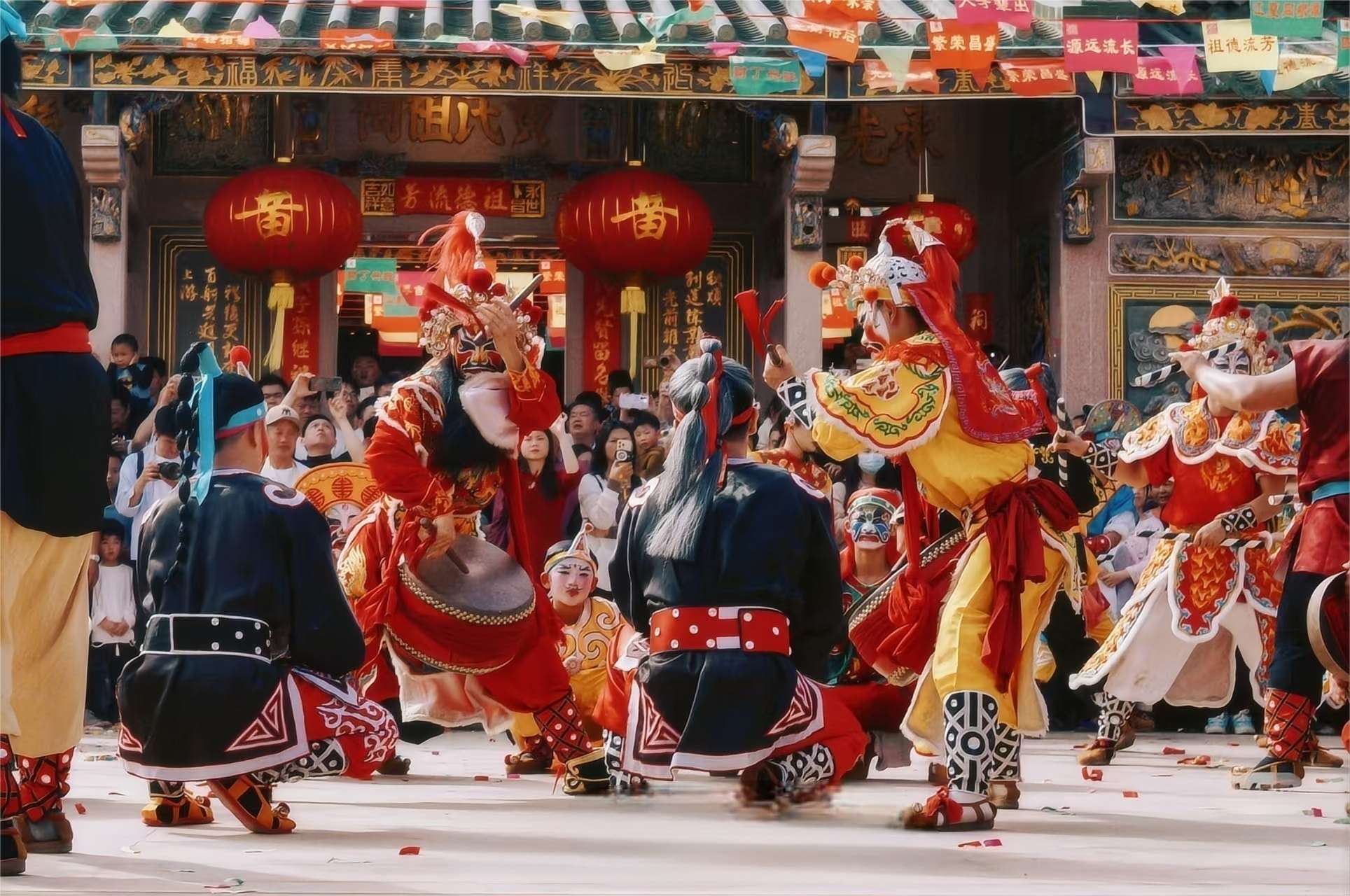 傳統英歌舞表演 傳統英歌舞表演