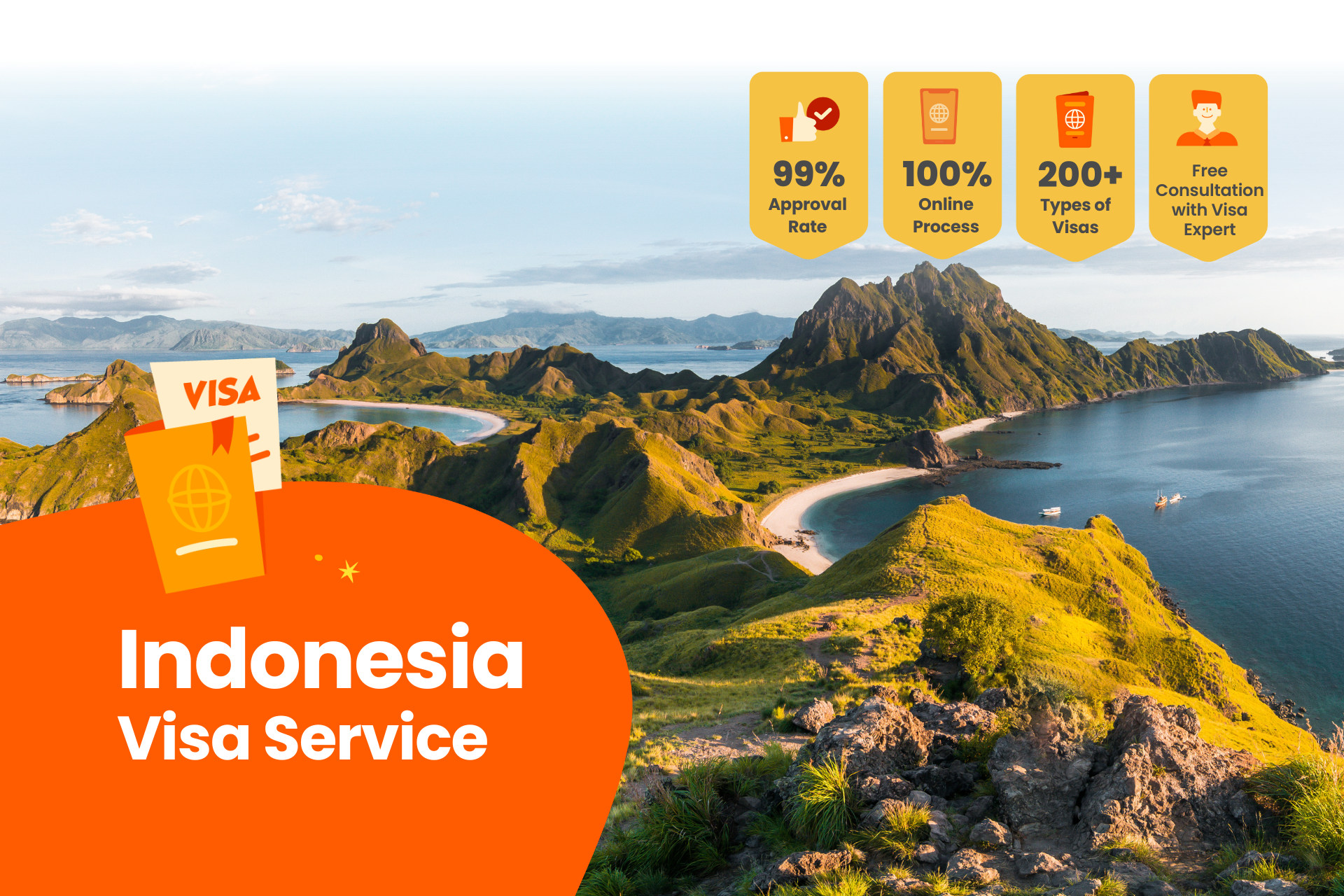 Indonesia e-Visa / Visa Service for International Tourist