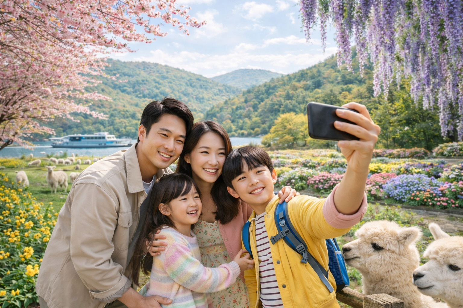 Alpaca, Nami Island & Begonia Day Trip from Seoul| Easy Bus Tour