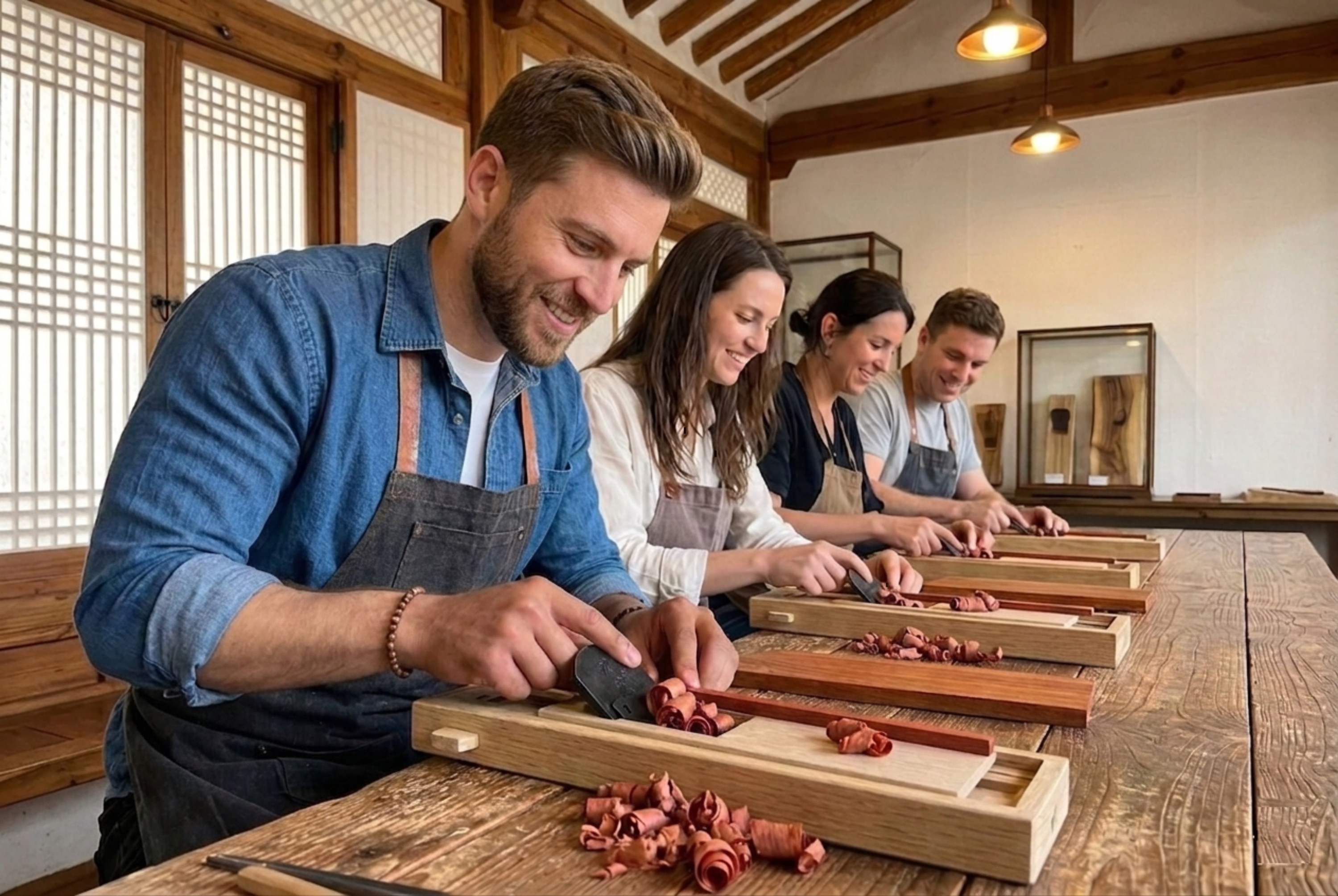 Seoul Handmade Wooden Chopsticks Making Experience