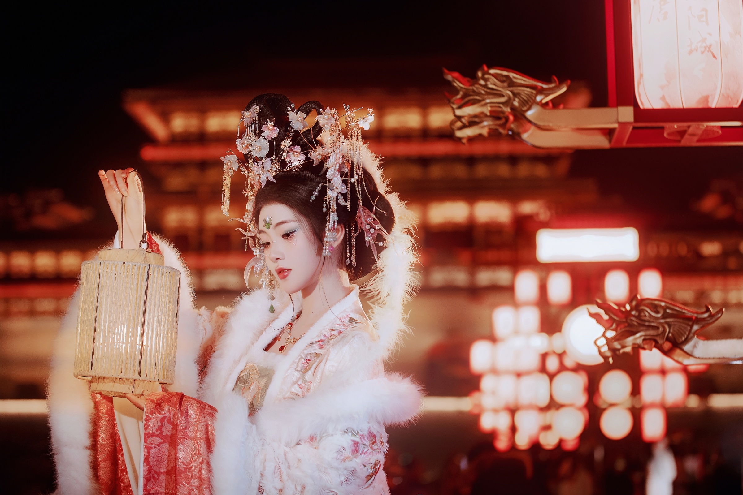 唐風漢服妝造實景寫真，定格盛唐古韻風姿