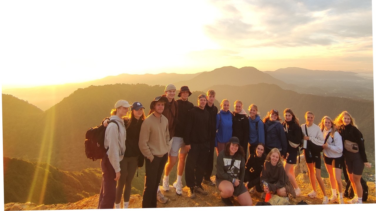 Hiking Mount Sibayak start From Berastagi