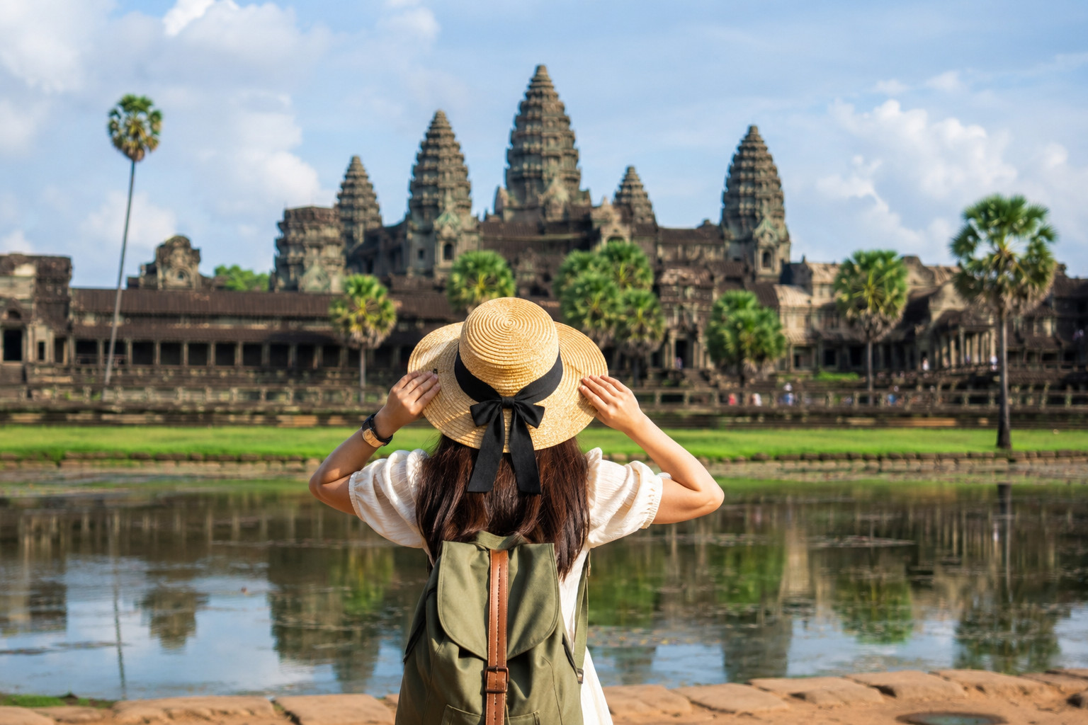 Angkor Wat ekskursiyasi: Asosiy ibodatxonani shaxsiy transport bilan kashf etish