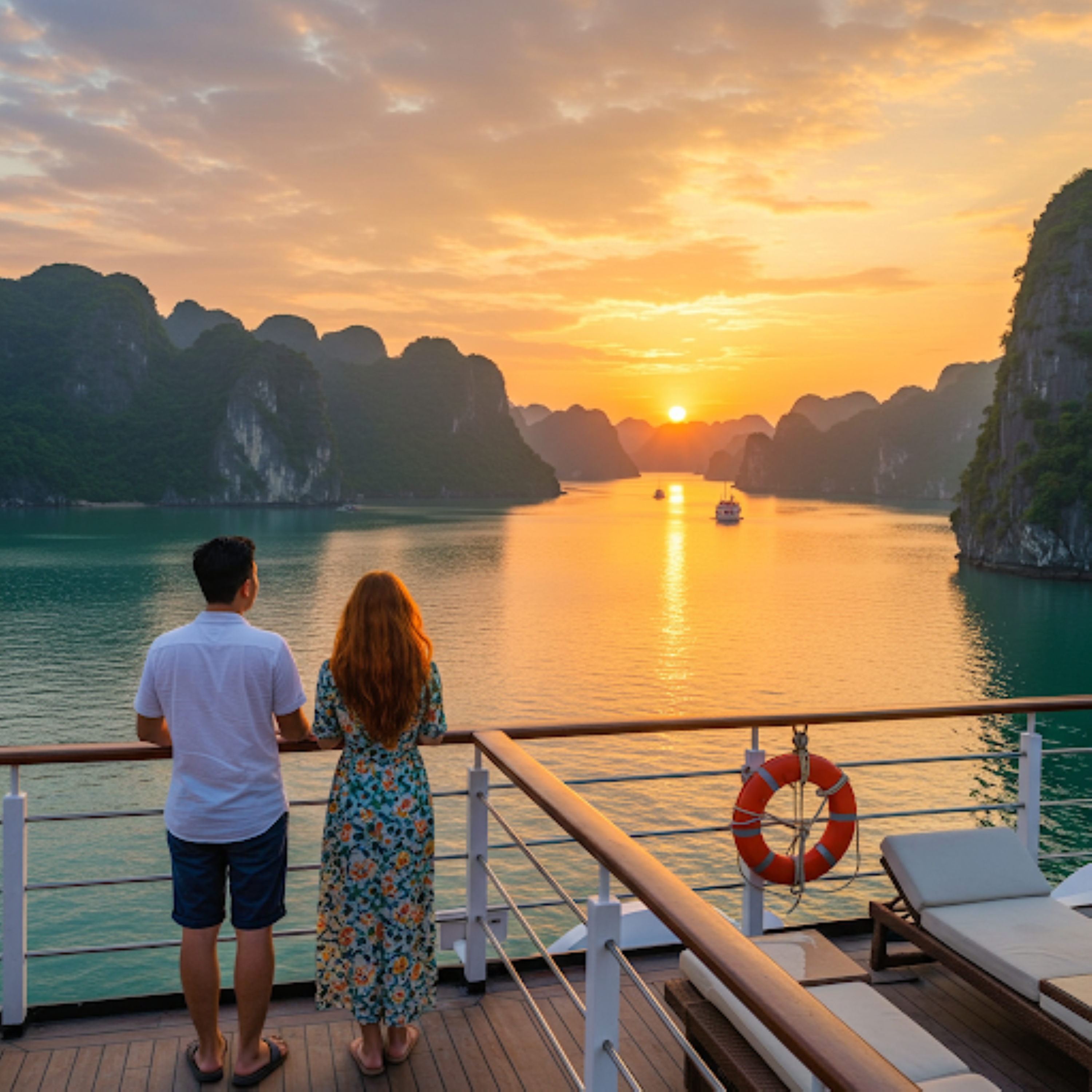 Skyway Cruise Sunset Dining Experience on Lan Ha Bay