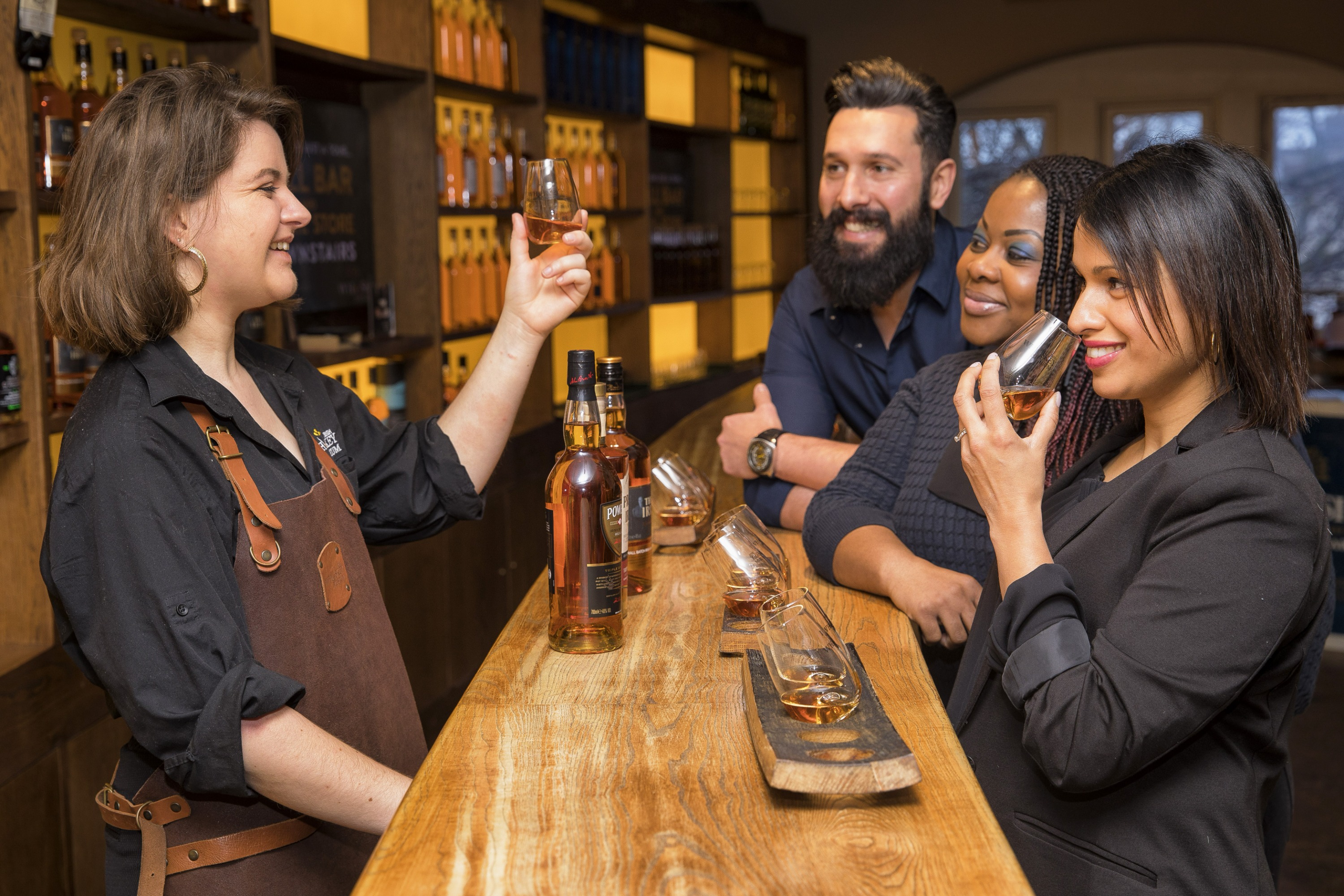 Whiskey tasting session