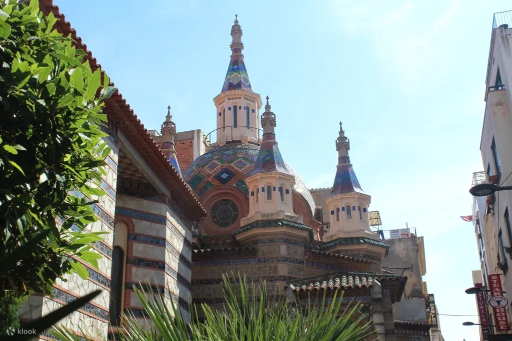 Explore the beautiful Esglesia de Sant Roma, a stunning Modernist church in Lloret de Mar