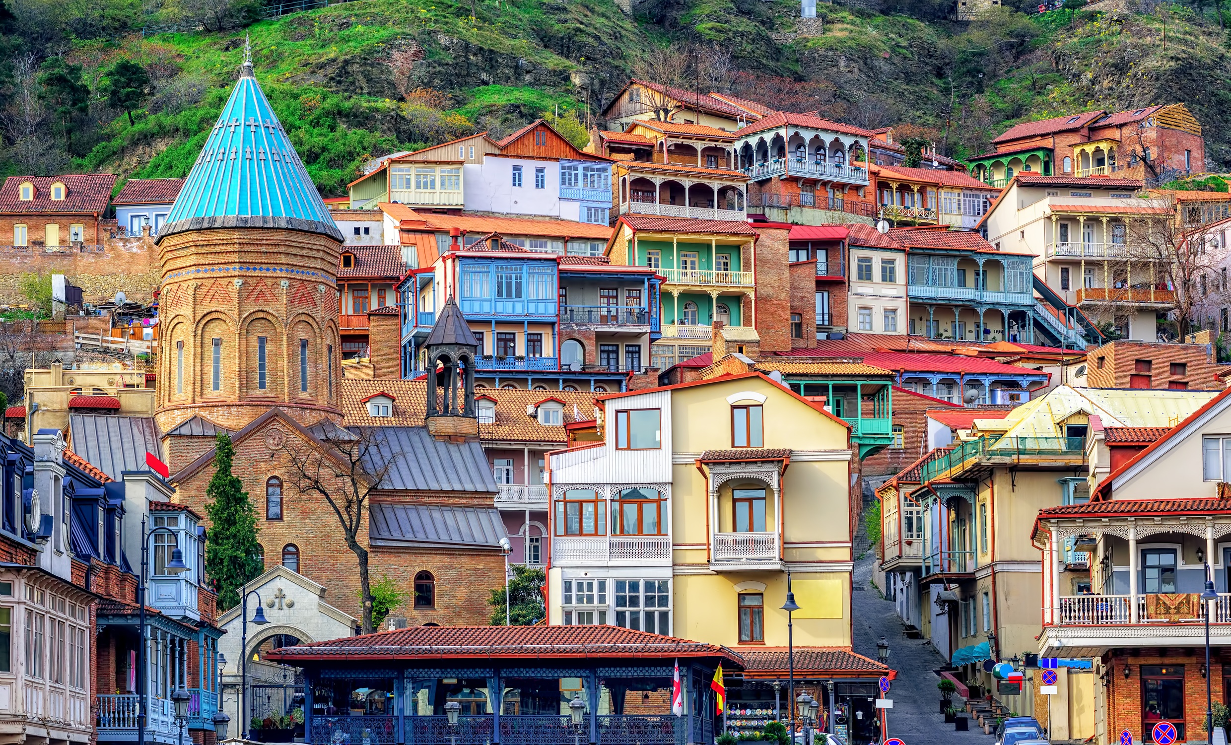 The soul of Old Tbilisi — a place where cultures, religions, and architectures blend in a colorful, historic, and peaceful setting. It's one of the most iconic and photographed locations in Georgia’s capital.