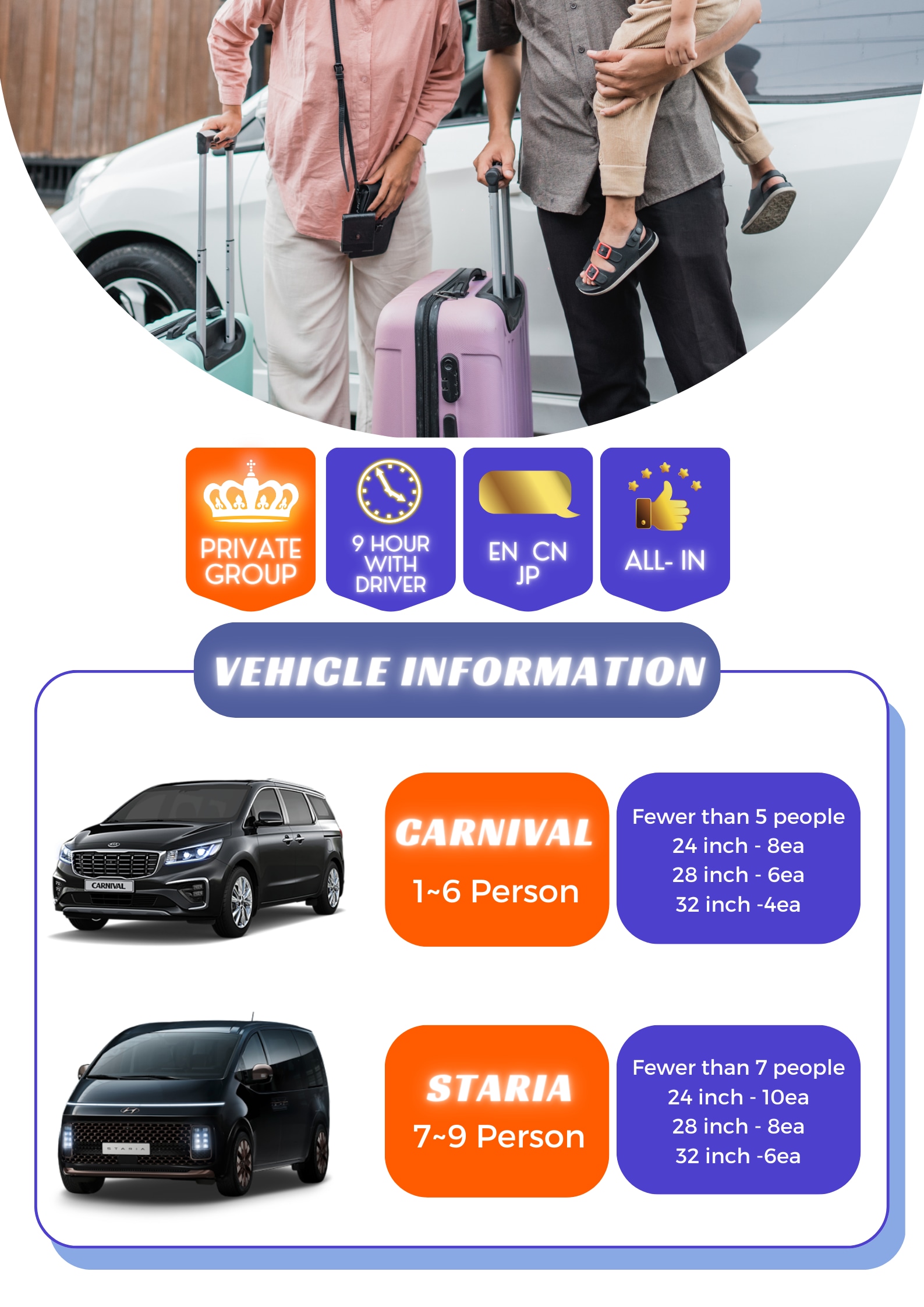 Jeju Popular Sightseeing Private Car Charter