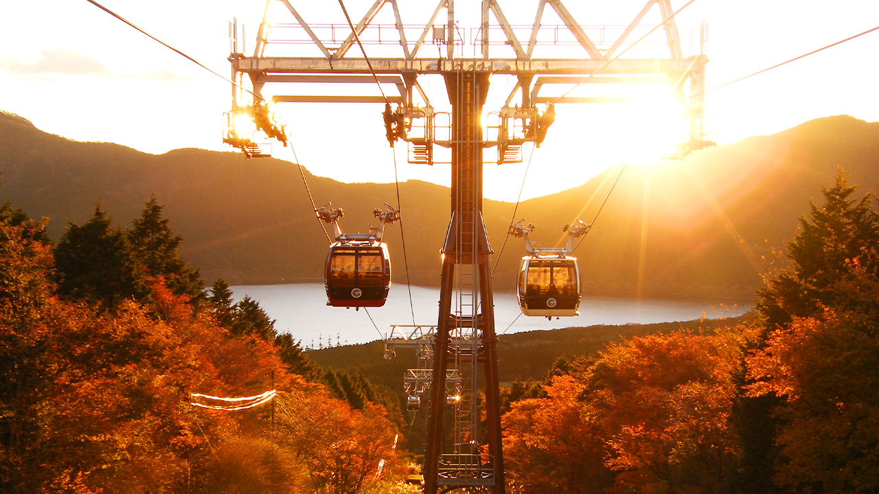 箱根的空中纜車,景色最美是靠近大涌谷以及大涌谷~姥子之間是最美的,因為可以看到美麗富士山 箱根的空中纜車,景色最美是靠近大涌谷以及大涌谷~姥子之間是最美的,因為可以看到美麗富士山