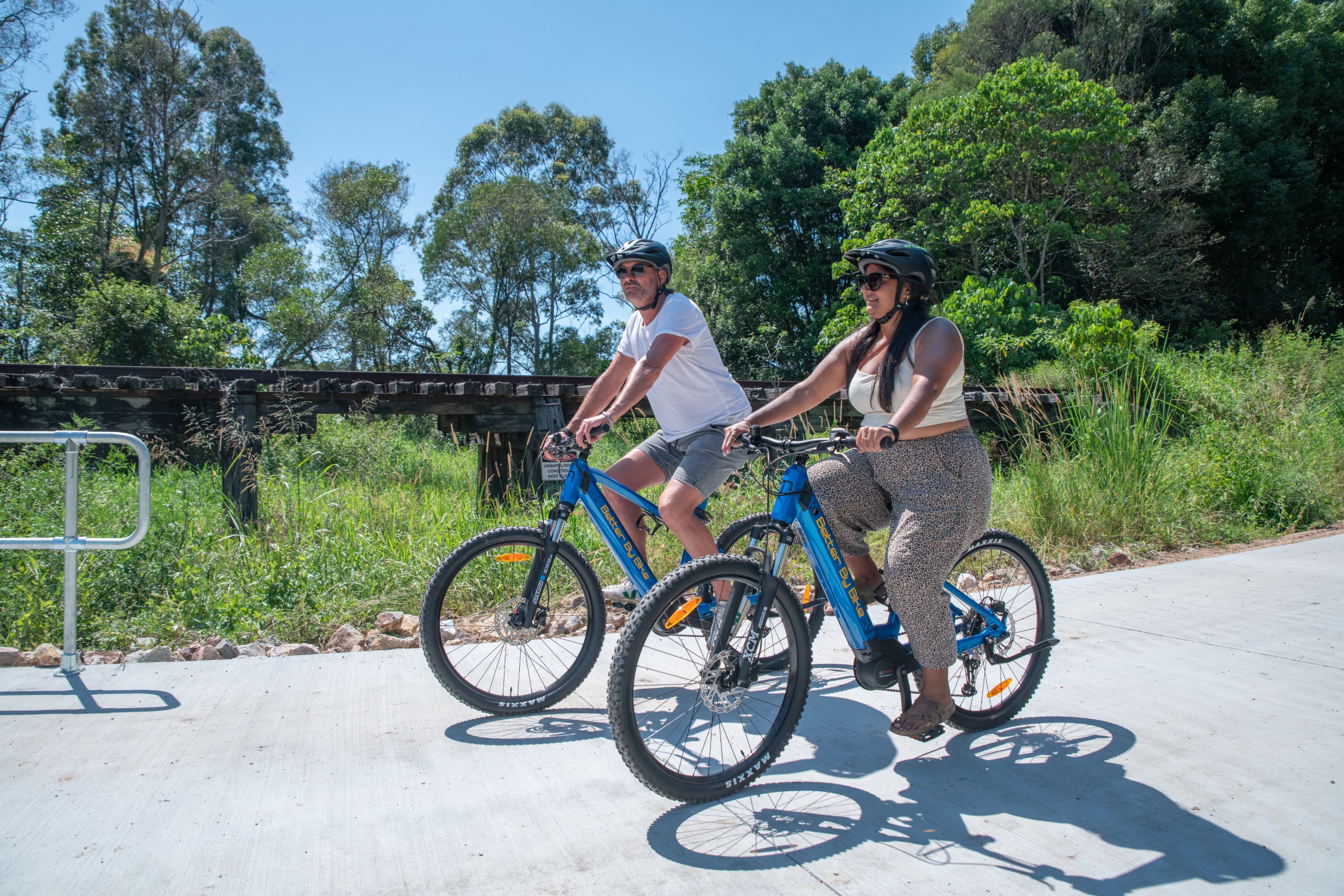 E-bike Hire and Transfers Nothern Rivers Rail Trail