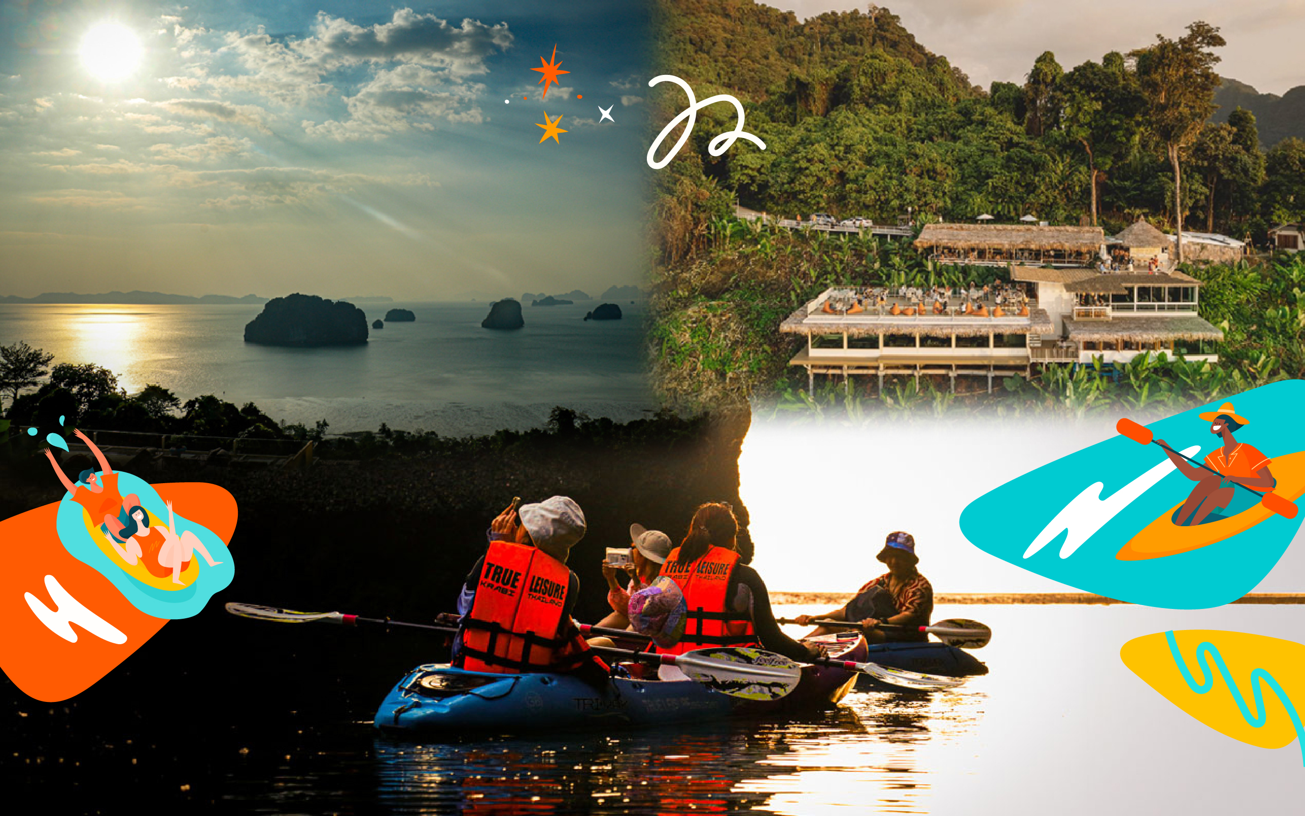 Krabi: Kayaking Ao Thalane and Khaothong Hill Café