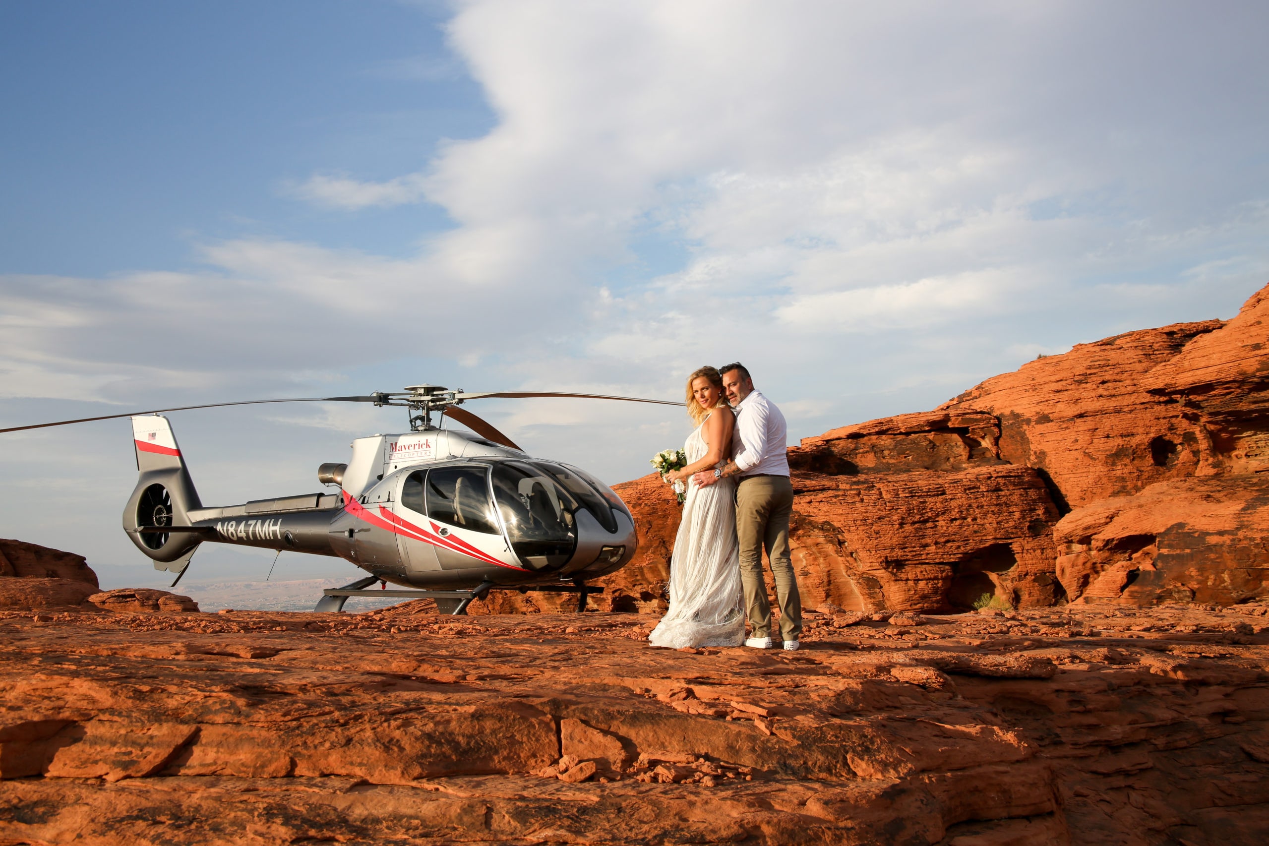 內華達火焰谷直升機婚禮體驗