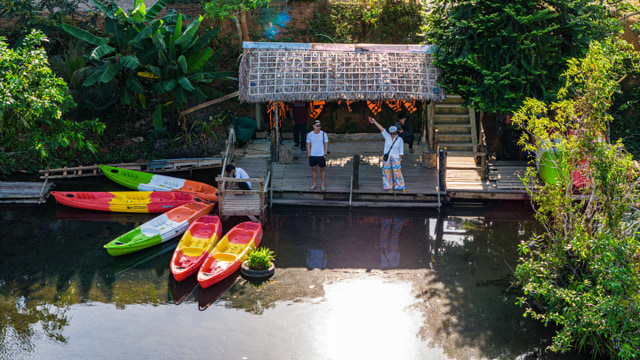 Klong Nam Sai 皮划艇 + 餵魚 + 觀賞大象 + 全地形車