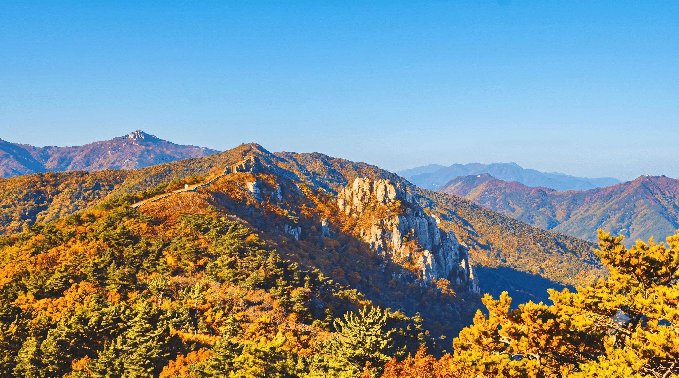 Busan Geumjeongsan Full-Day Trekking Tour with Tent Sauna