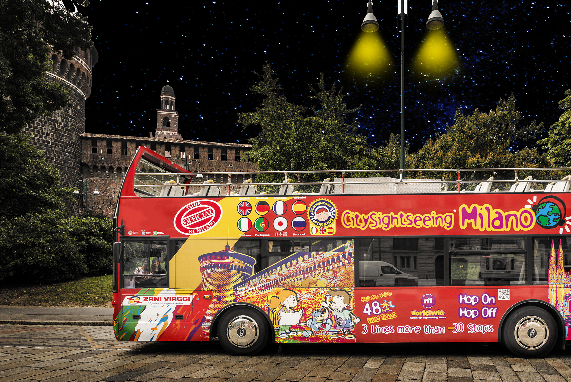 Milan City Hop-On Hop-Off Tour