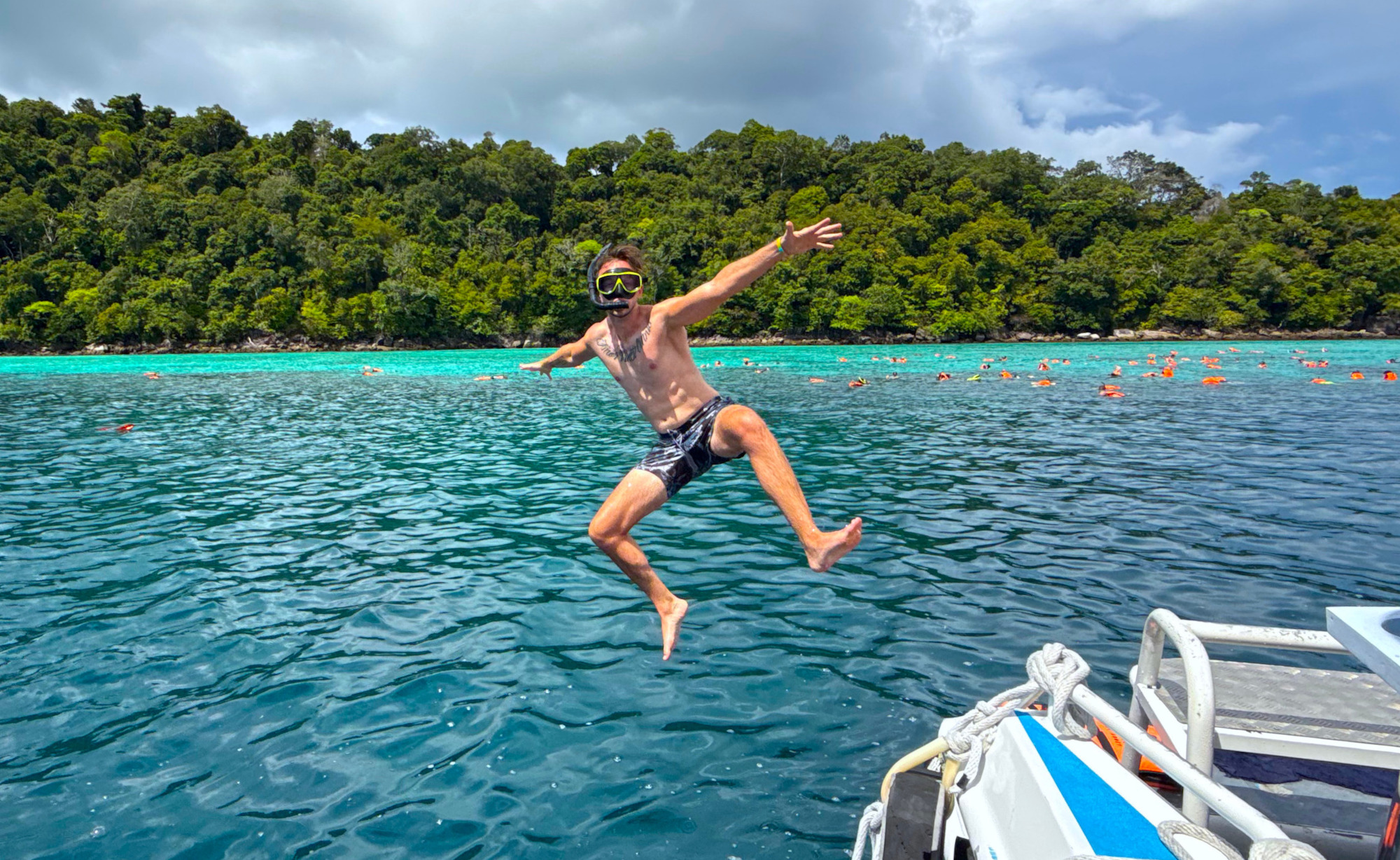 Snorkel and discover an underwater paradise with colorful fish and corals.