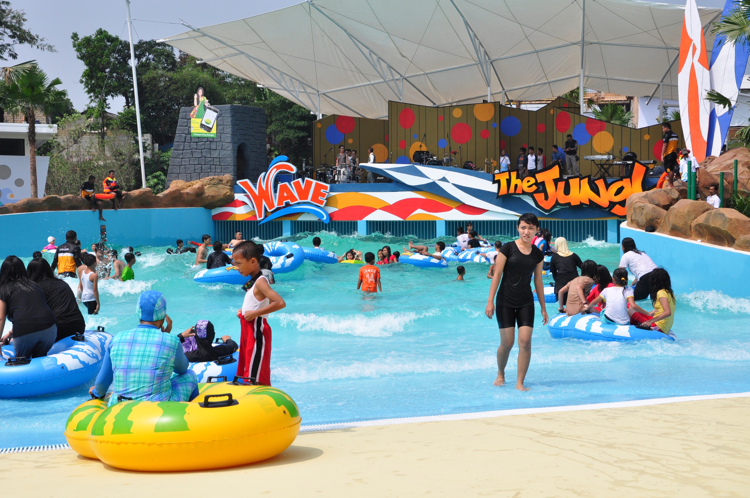 The Jungle Waterpark Adventure Ticket in Bogor