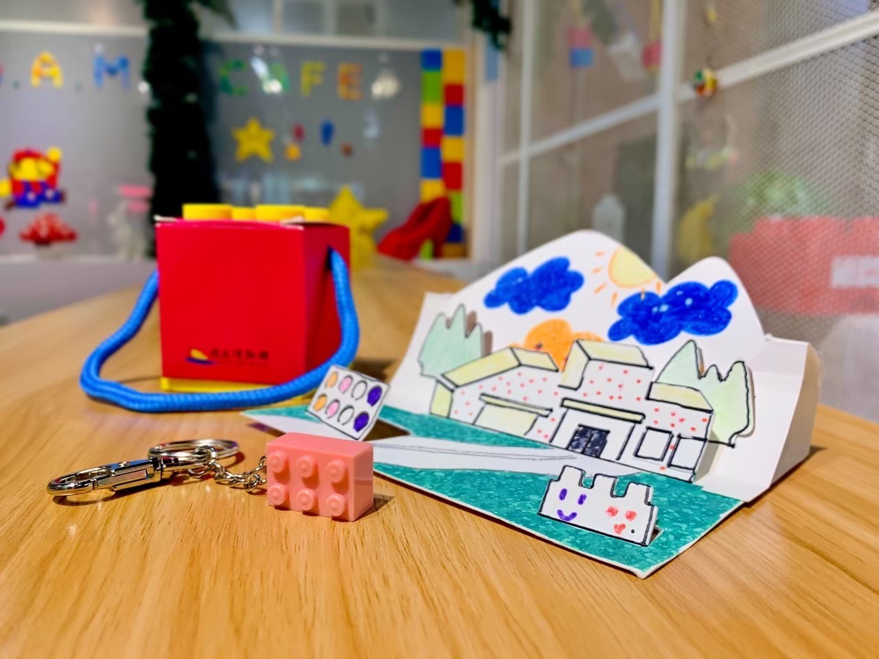 作完的紀念品可帶回做紀念