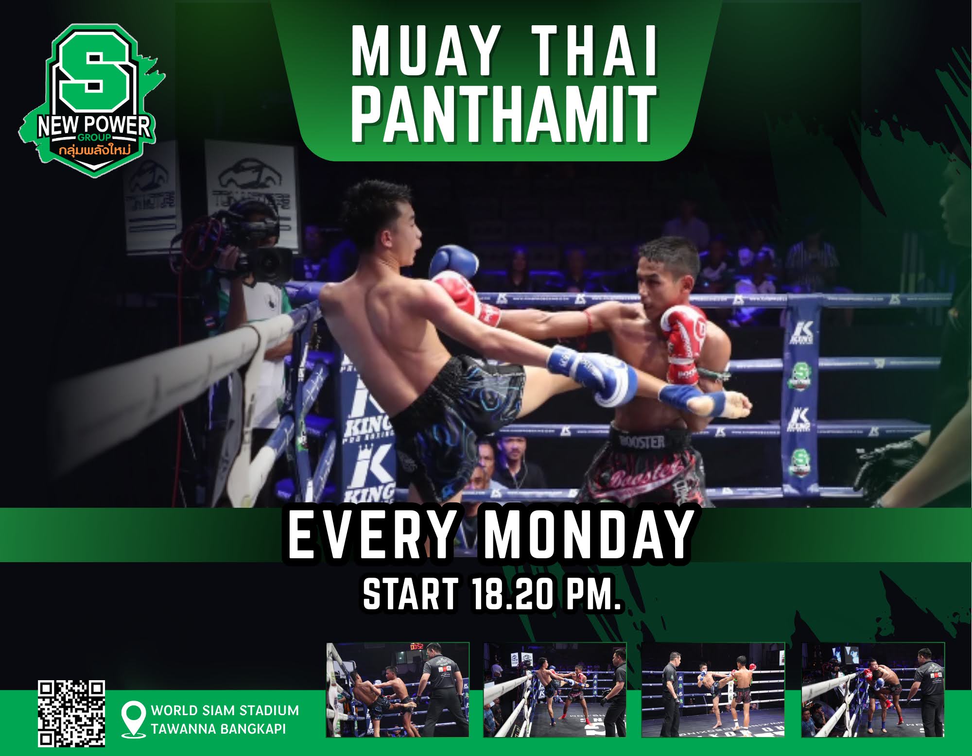 Muay Thai Panthamit at World Siam Stadium in Bangkok