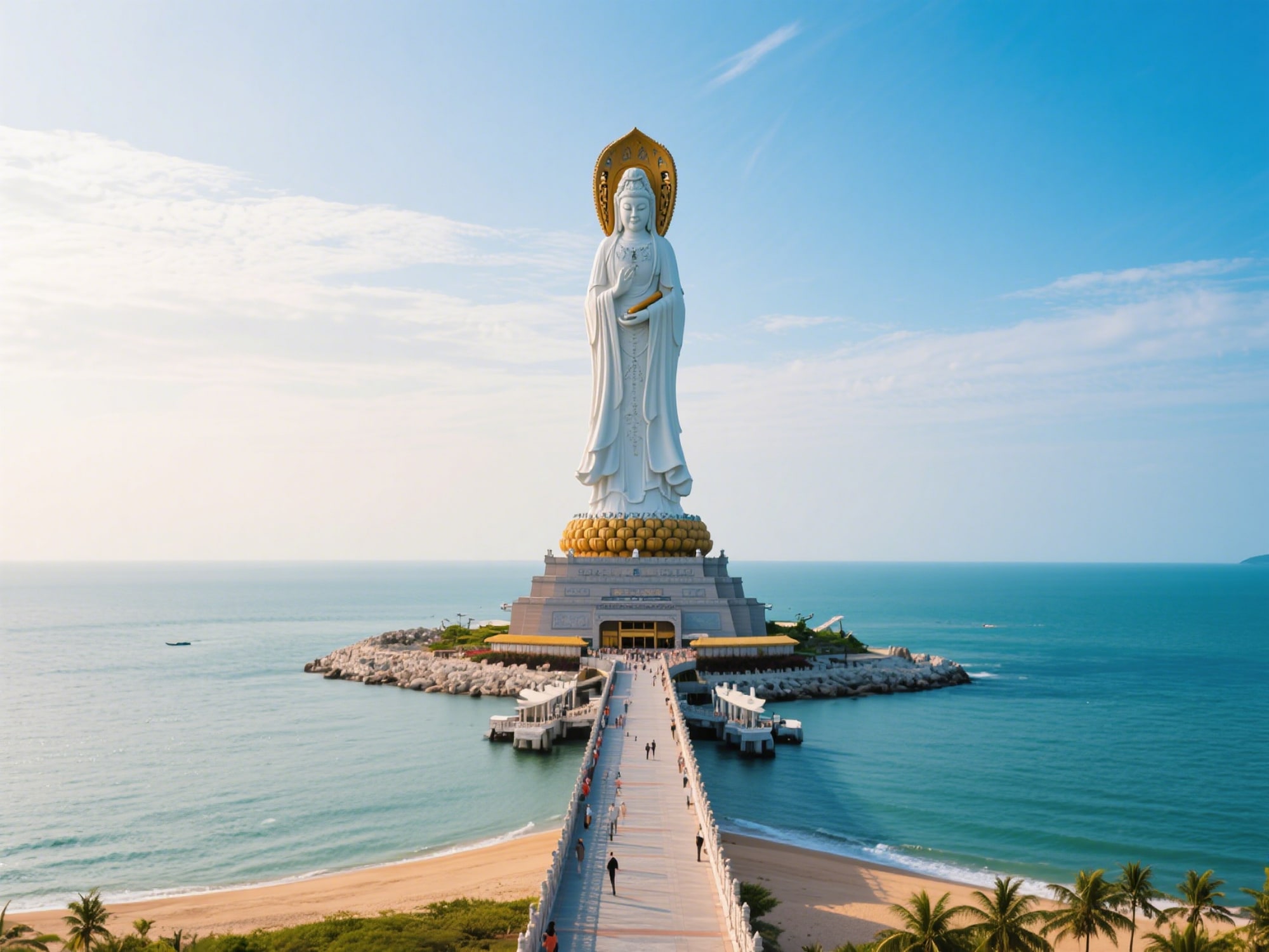海南三亞奢宿私家5日（五鑽文華東方/嘉佩樂+後海衝浪+豪華遊艇出海+深海垂釣+蜈支洲島+熱帶天堂森林公園+亞龍灣沙灘+南山觀音）