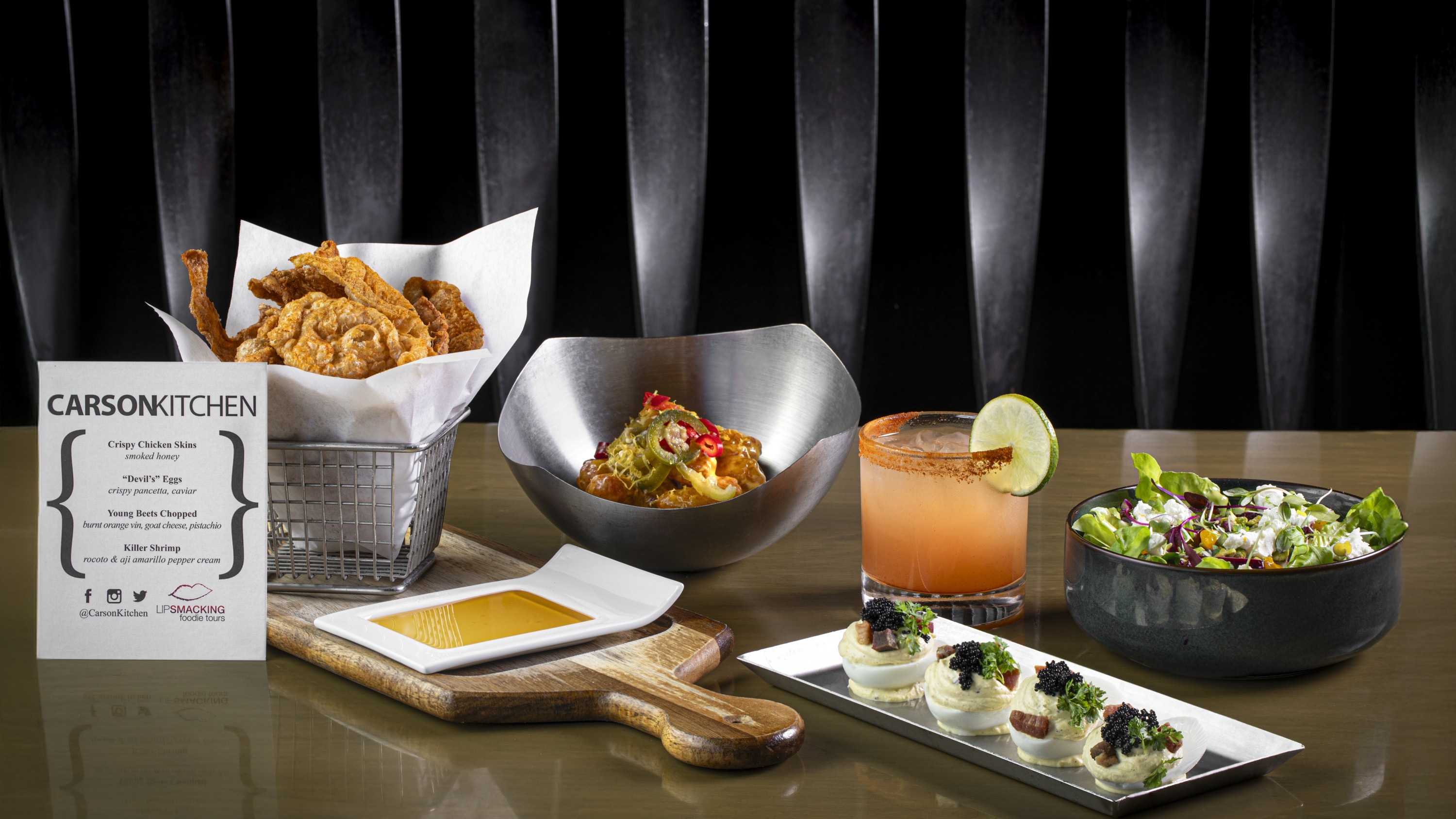 盡情品嚐精心製作的菜餚，展現拉斯維加斯市中心的烹飪創意。