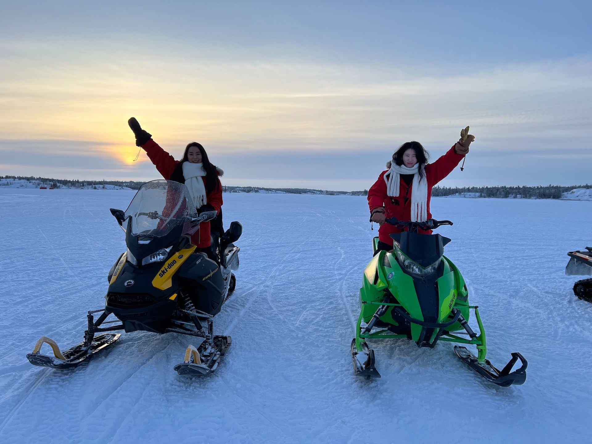 Aurora Winter Experience with Snowmobile