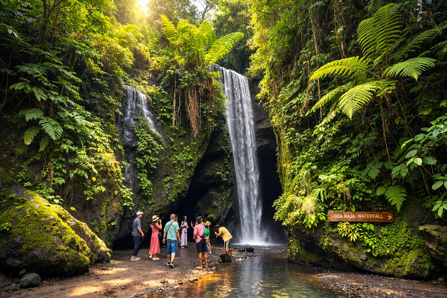 走訪烏布附近最棒的瀑布之一 走訪烏布附近最棒的瀑布之一