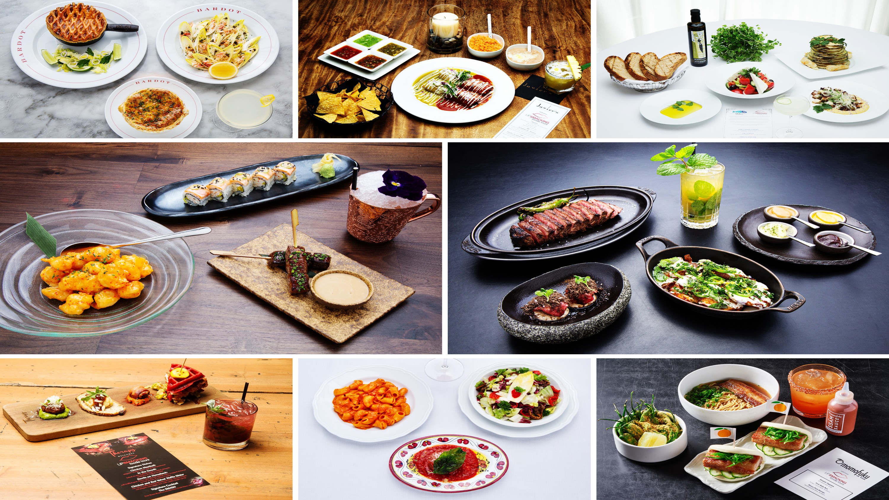 盡情享受豐盛晚宴，品嚐餐廳提供的 12 道以上招牌菜色。