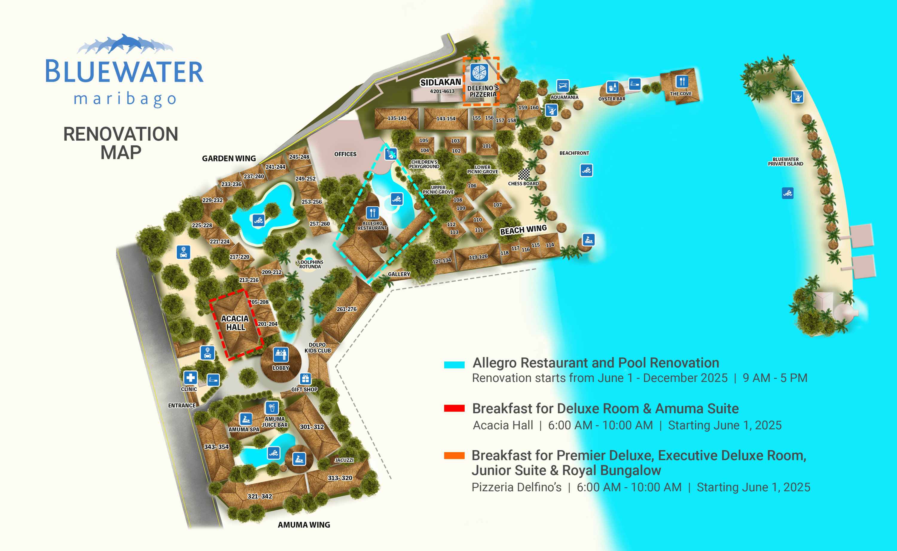 Bluewater Maribago餐飲優惠