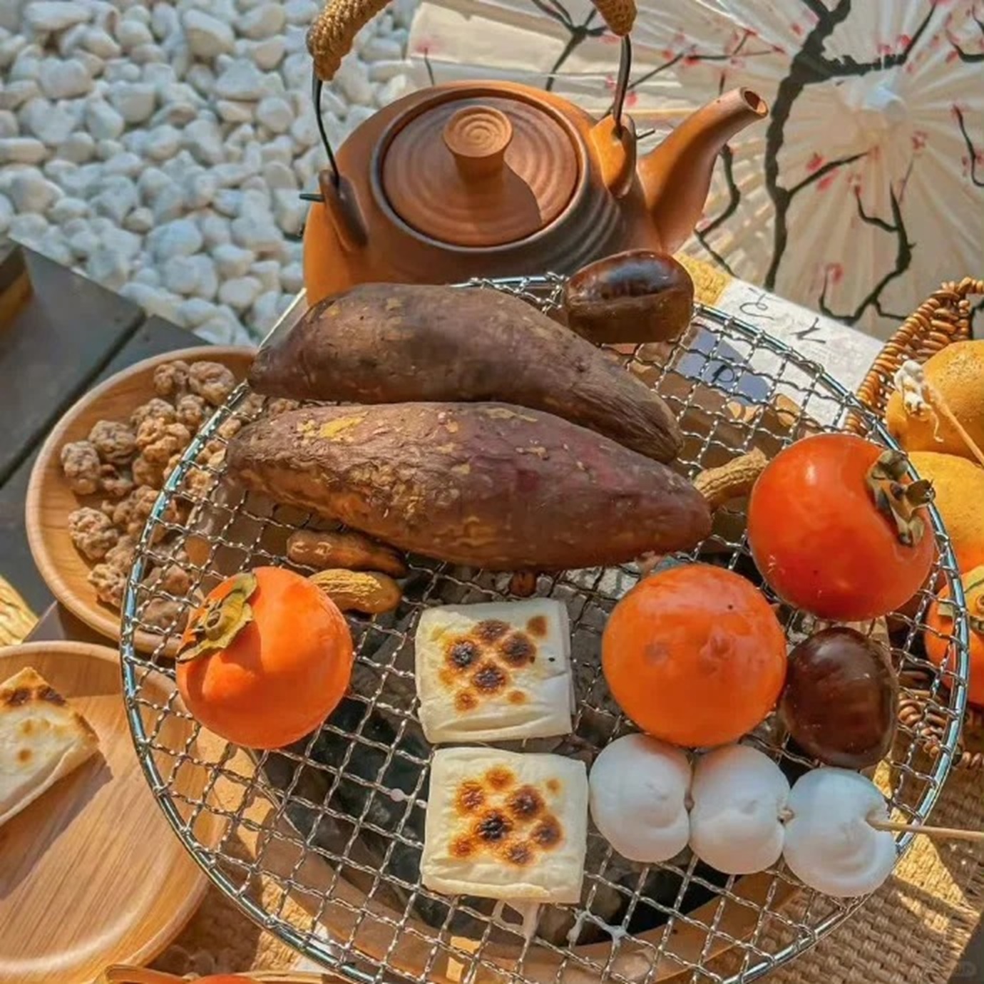 重慶向雲端茶攤（喝茶觀景勝地+精品小吃+可選圍爐煮茶+歌手駐唱+網紅打卡拍攝地）