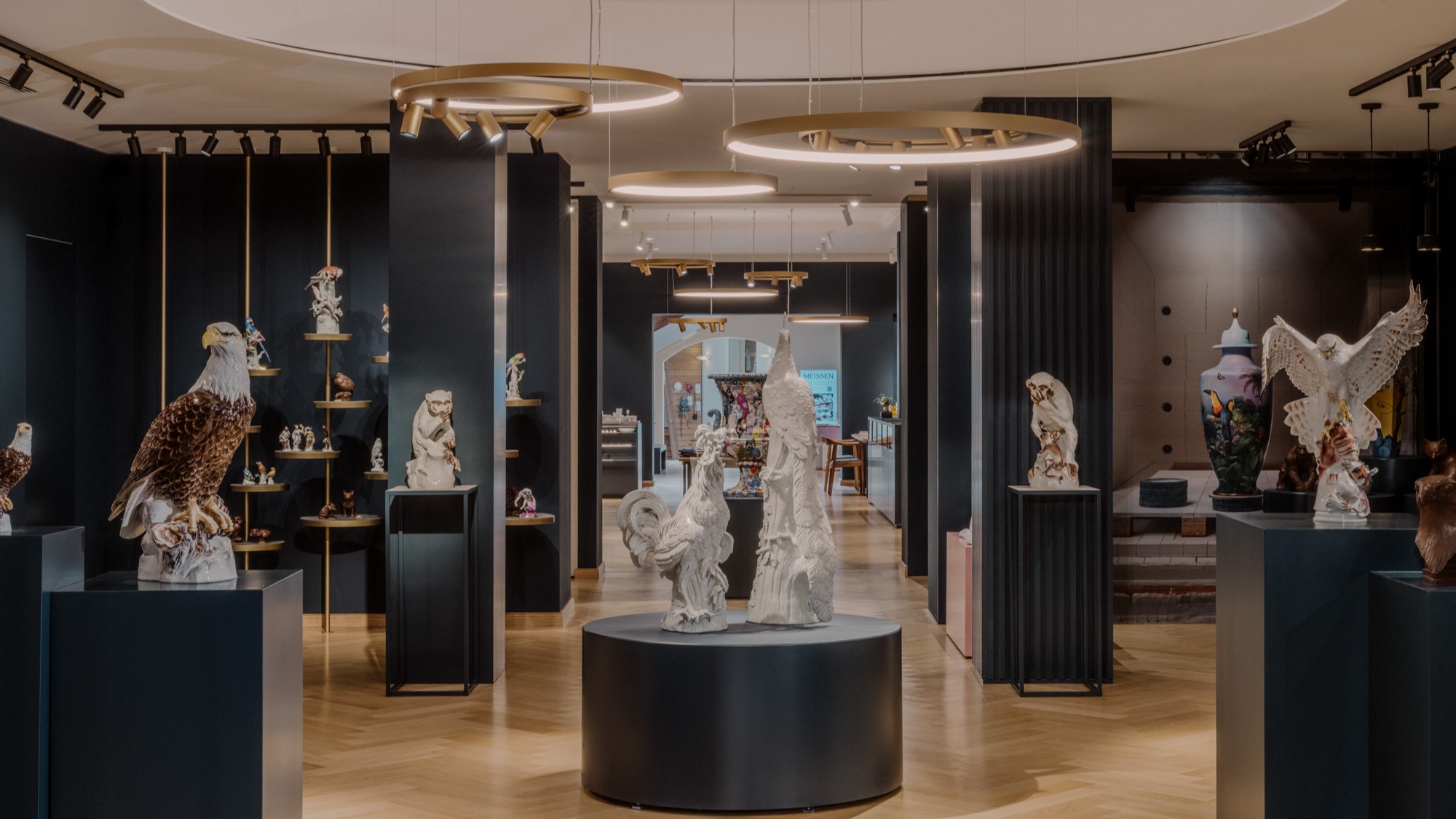 Explore the Meissen Flagship Store showcasing exquisite hand-painted porcelain masterpieces and collectibles