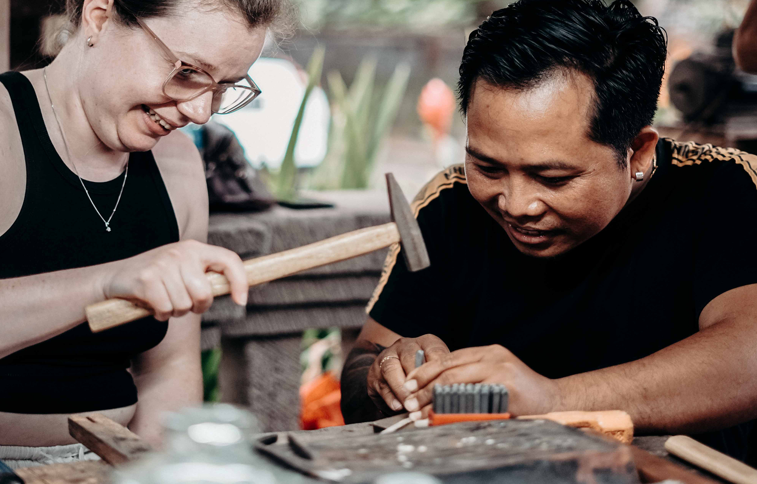 巴厘島Celuk村銀首飾製作體驗