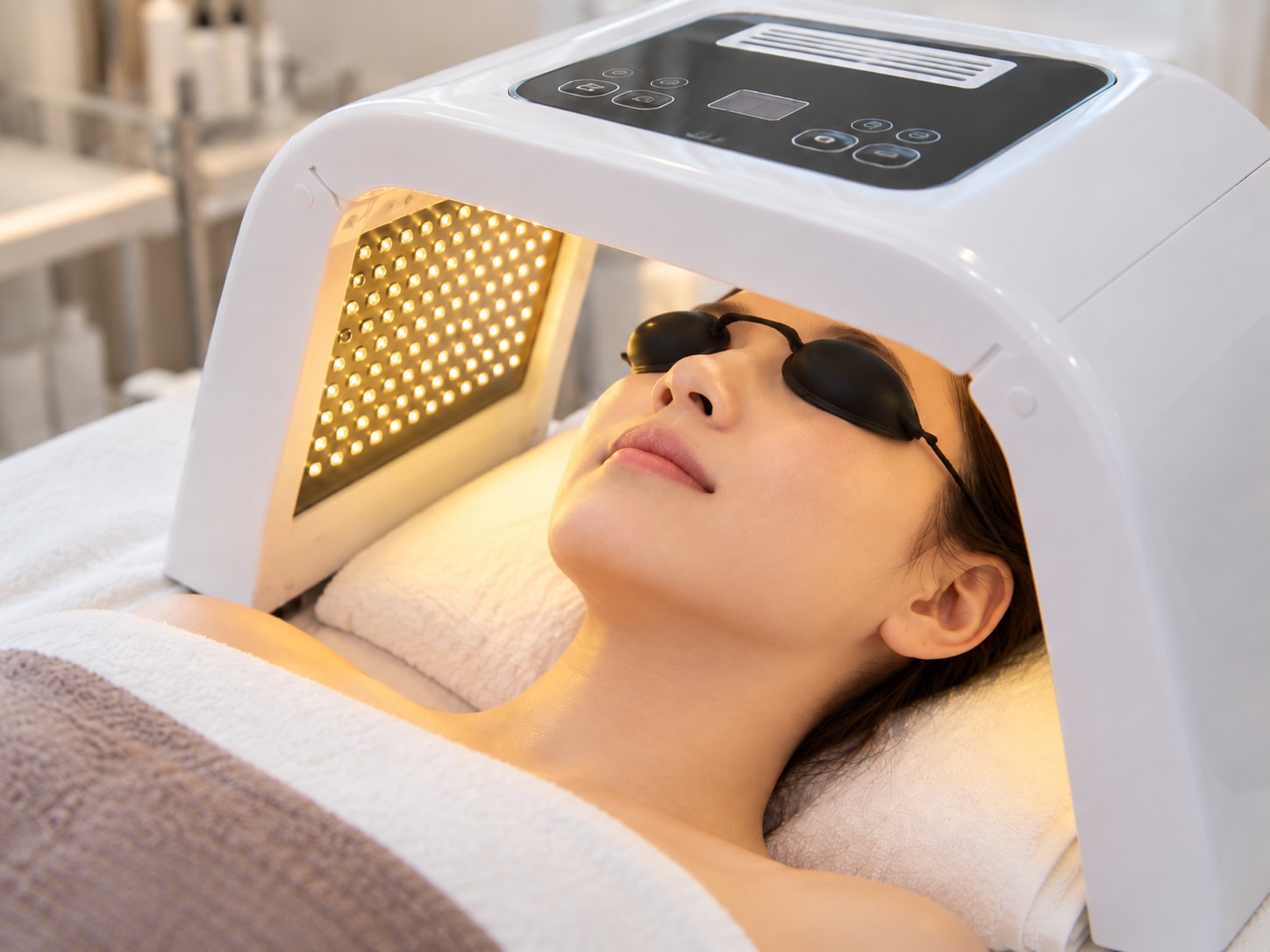 4. Skin Renewal + Peeling Care (70 min): A gentle facial care using 5th-gen Doctor Peel, sonic device, and LED collagen therapy. Free of harsh acids or pain, it soothes sensitive and irritated skin while hydrating and smoothing skin texture.