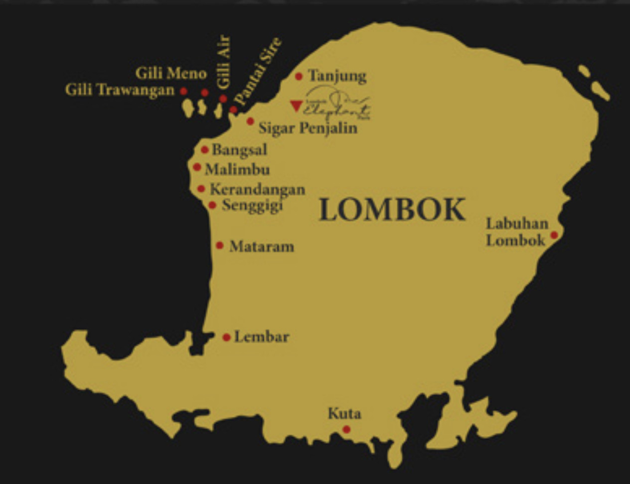 Lombok Wildlife Park Map