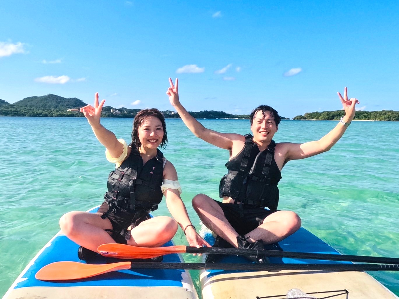 Ishigaki Island/1 day Kabira Bay SUP/Canoe & Blue Cave Snorkeling Experience (Okinawa)