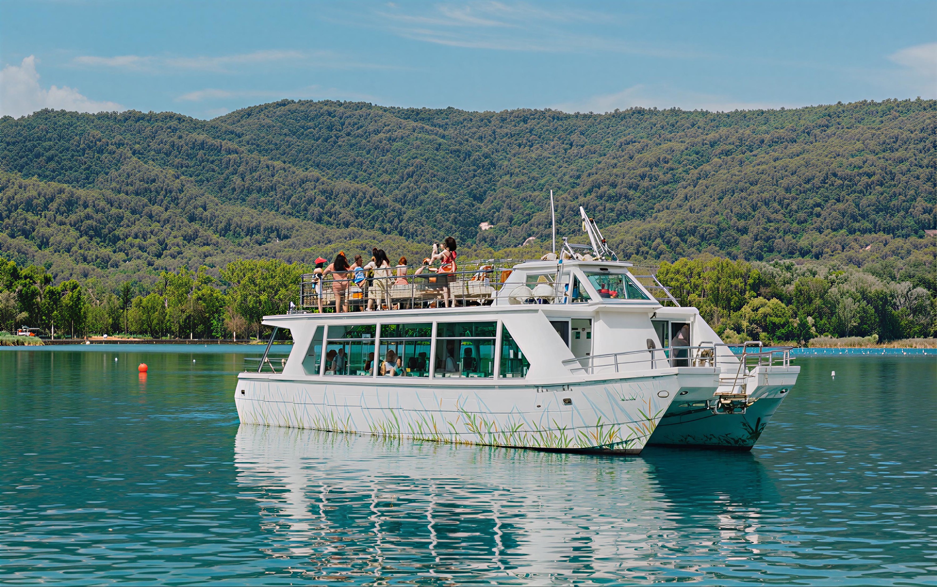 Estany de Banyoles Tirona boat ride experience in Girona