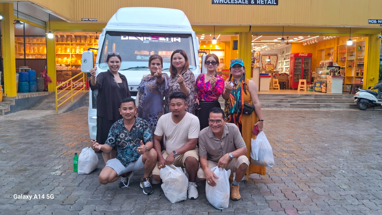 Happy group from Singapore