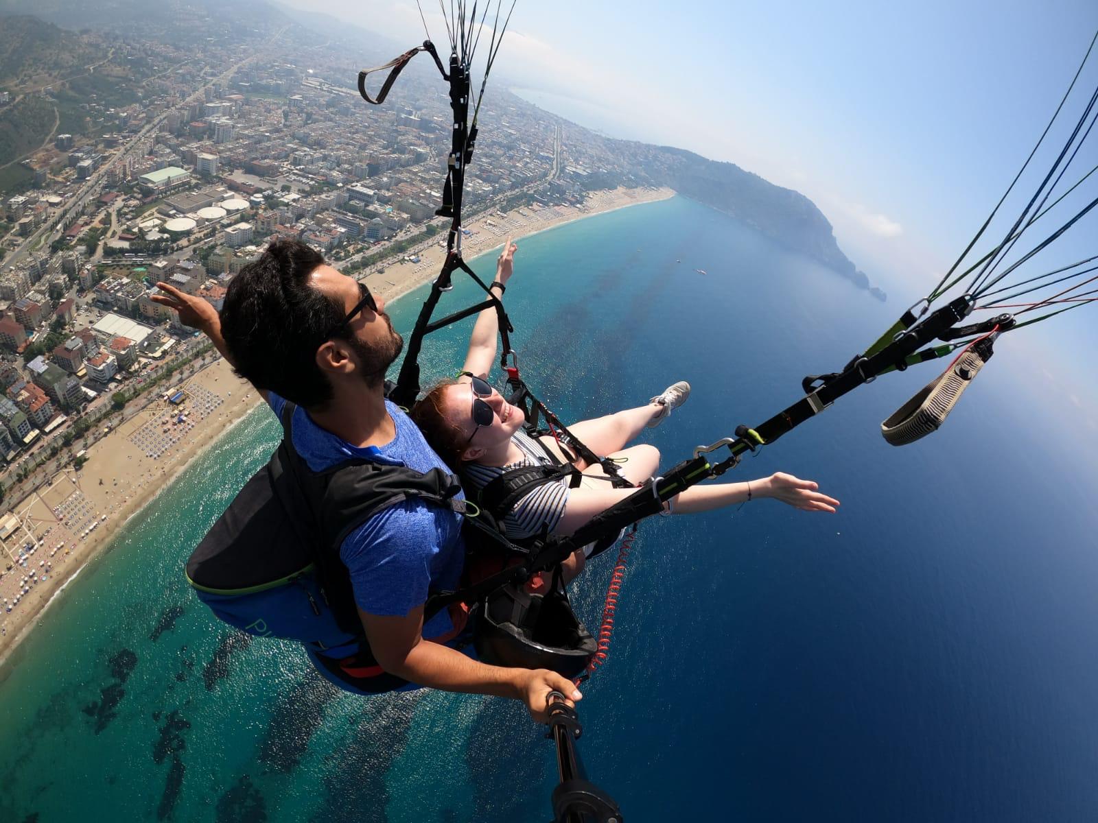 安塔利亞、錫德、阿拉尼亞的滑翔傘體驗（Paragliding experience from Antalya, Side, Alanya）含接送服務