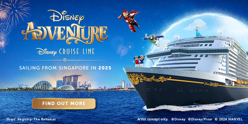 Disney Adventure by Disney Cruise Line in Singapore