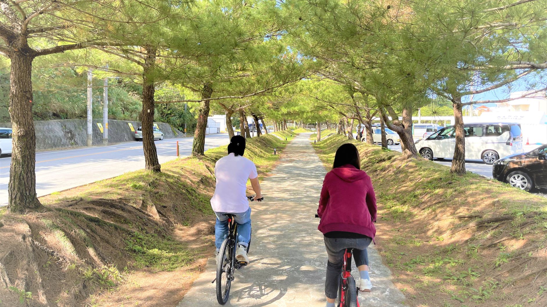 海沿い爽快サイクリング体験(恩納村)