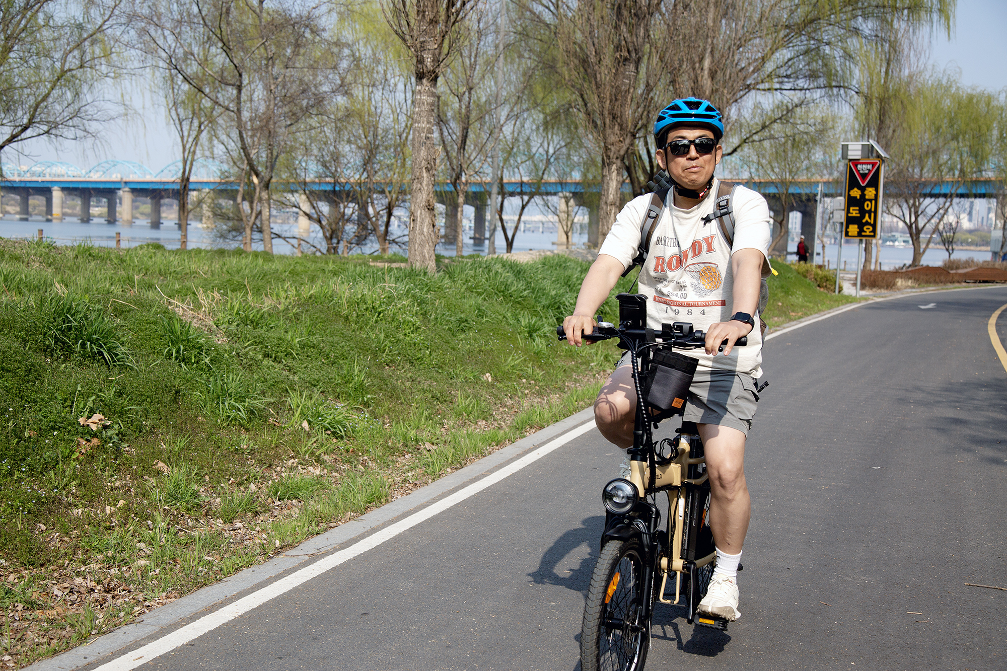 首爾漢江自行車道ENKO電動自行車騎行