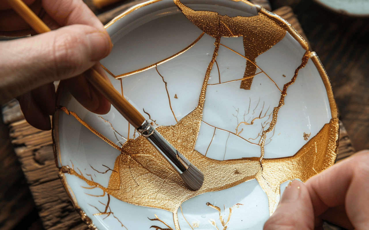 Kintsugi Hand Craft Workshop in Kyoto