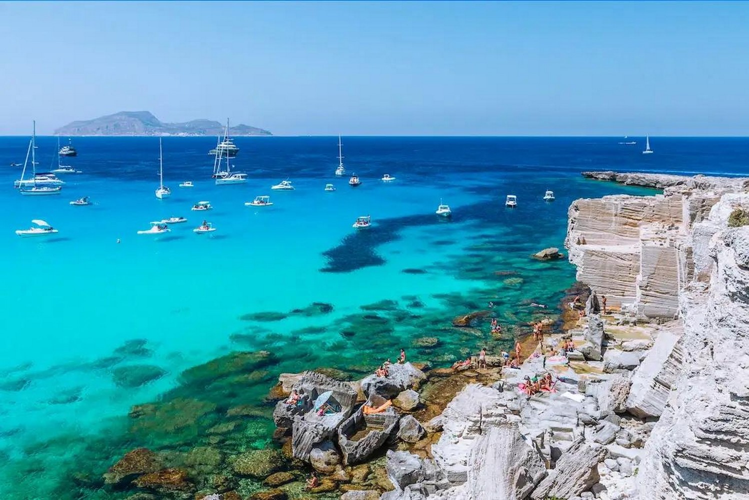 從特拉帕尼（Trapani）出發，前往埃加迪羣島（Egadi Islands）的船遊：法維尼亞納島（Favignana）和萊萬佐島（Levanzo）