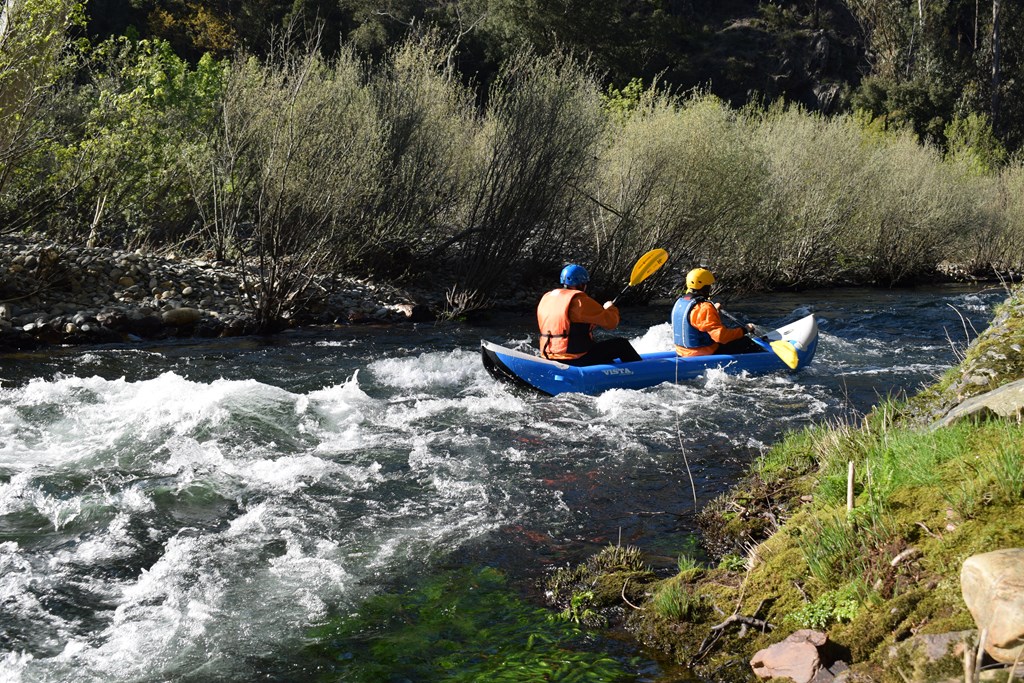 Cano-Rafting in the Paiva River, close to Porto