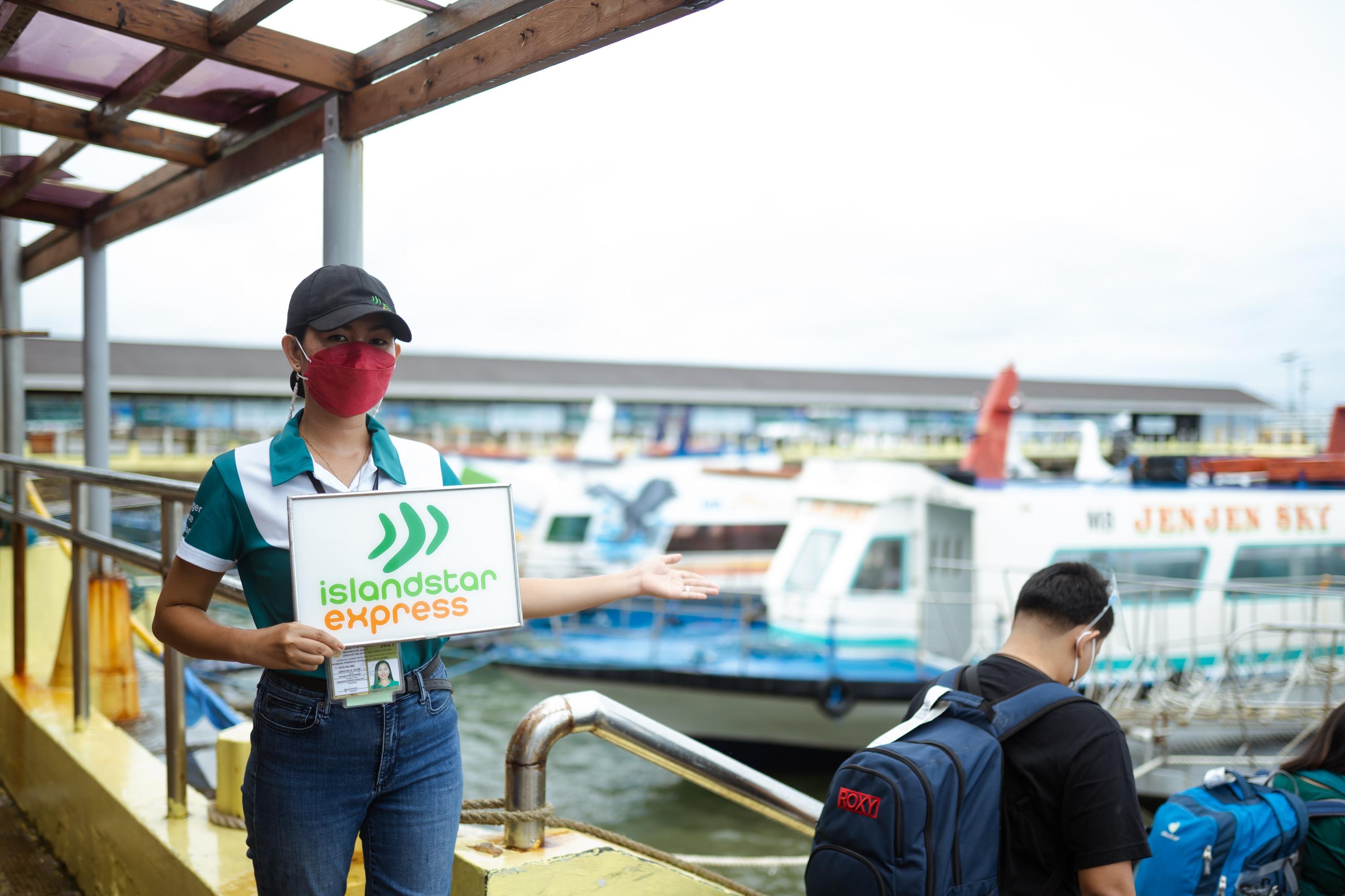 Caticlan Port or Tabon Port boat