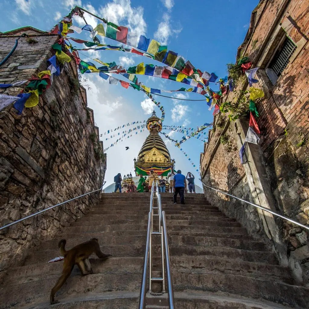 猴廟（SwayambhuNath）徒步之旅
