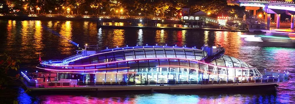 [Near Canton Tower, Haixinsha] Guangzhou Pearl River Night Cruise (Dashatou Wharf)